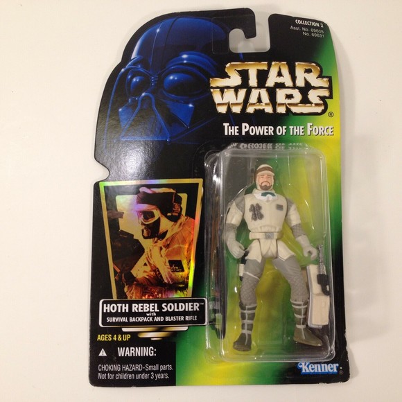 Star Wars Hoth Rebel Soldier Blaster The Power of the Force Kenner #69631 1996 - Picture 10 of 12